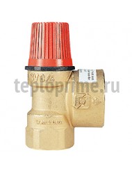 10004775(02.19.430) Watts SVH 30 x 1 1/4 Предохранительный клапан для систем отопления (красная крышка) 3 бар